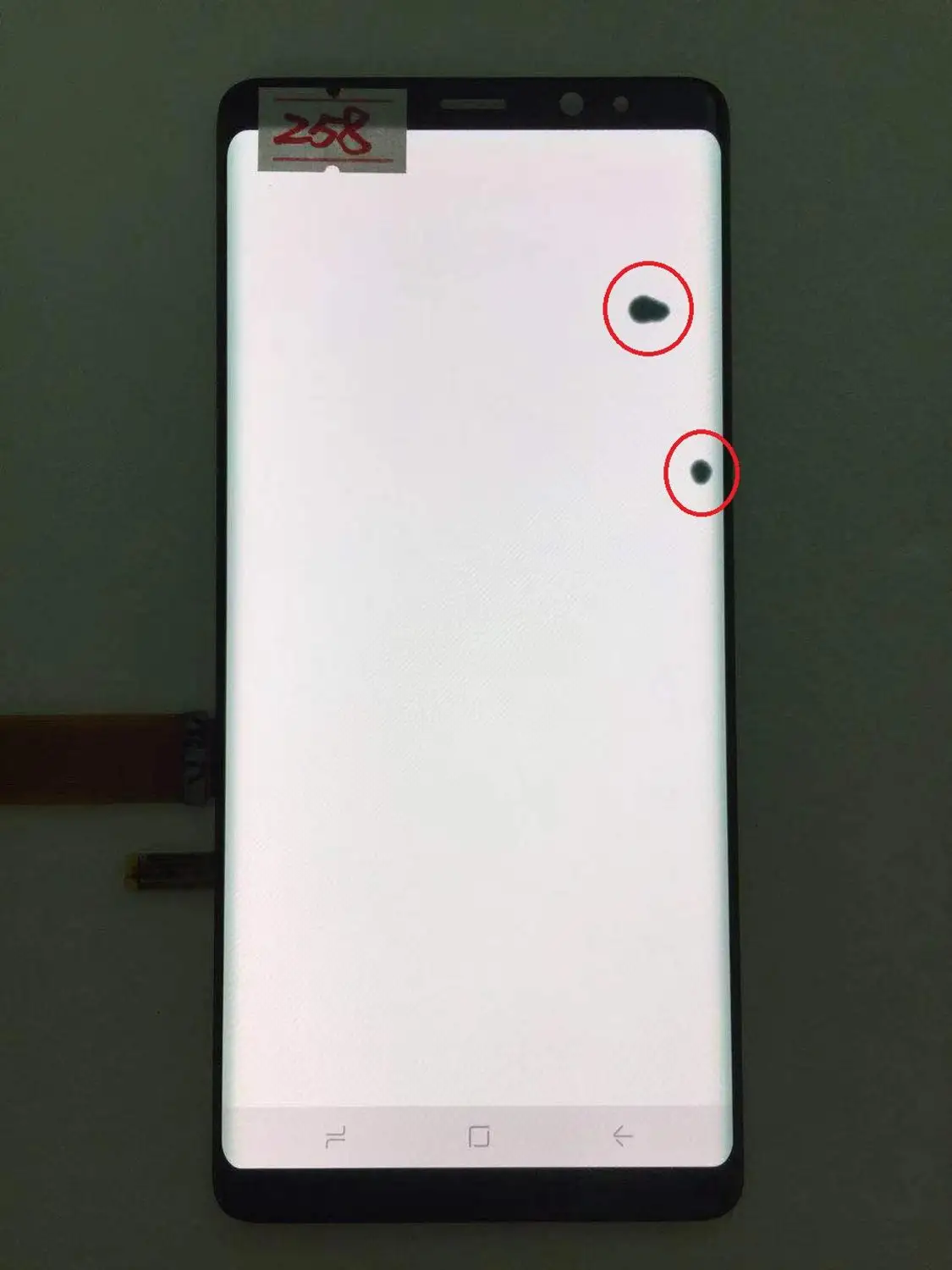 С черными точками супер AMOLED с рамкой lcd для samsung Galaxy NOTE 8 lcd N950A N950U N950F N950V дисплей+ сенсорный экран в сборе - Цвет: NO.258 Gray Frame