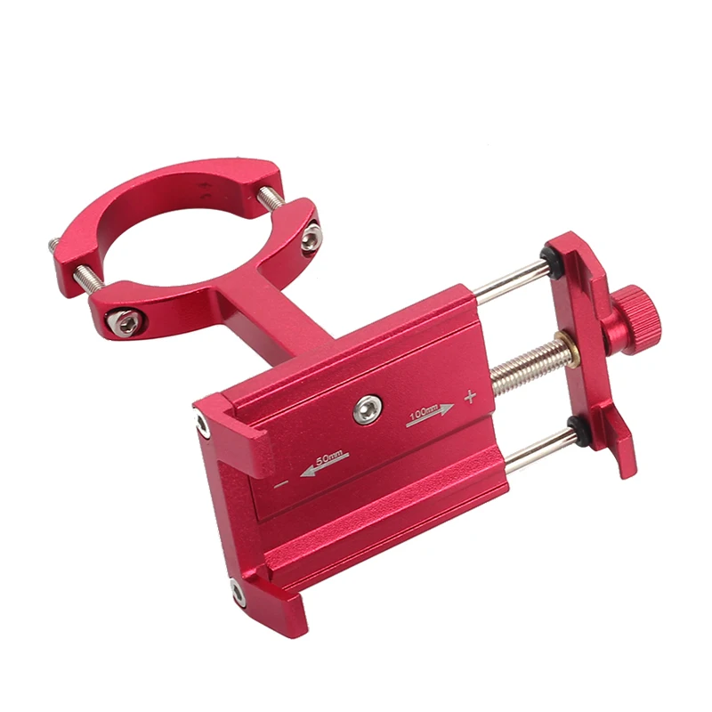 BIKEIN велосипедный держатель для телефона для iPhone samsung, универсальный держатель для мобильного телефона, держатель для велосипеда на руль, подставка для крепления gps - Цвет: Красный