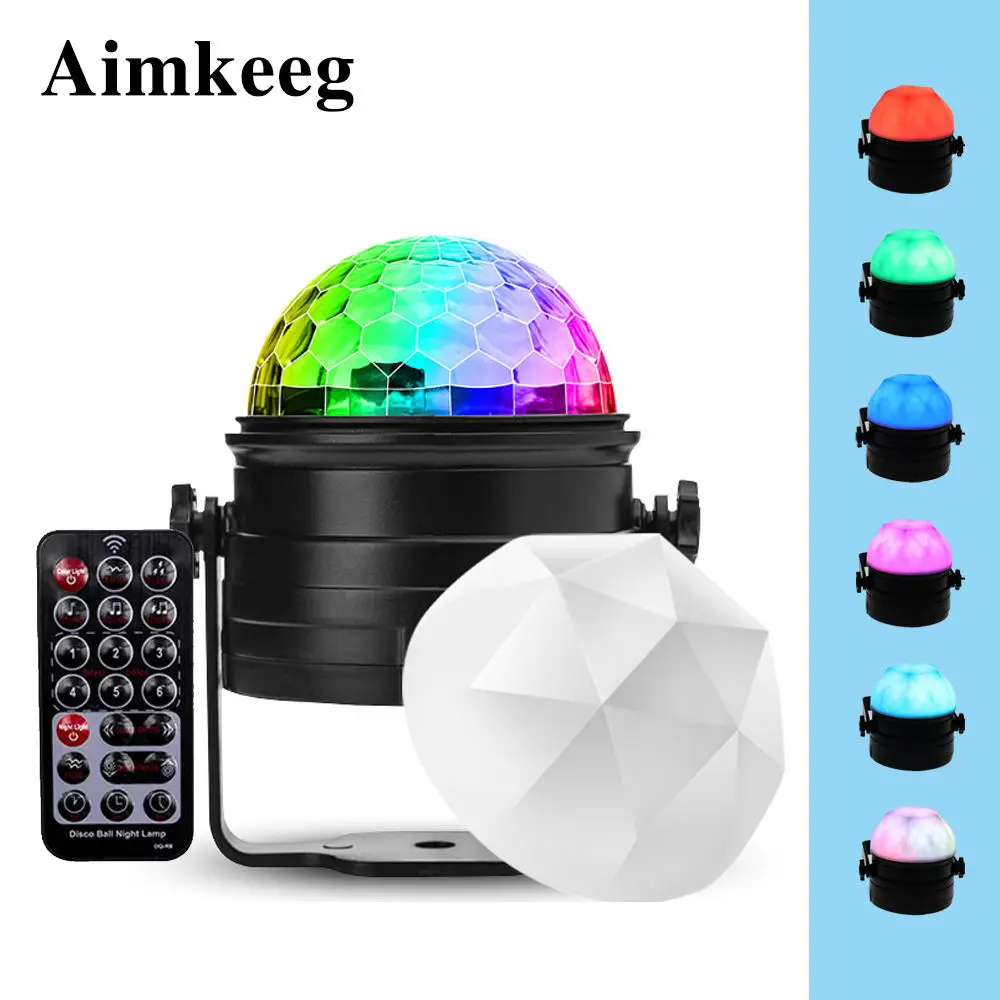 Night light LED Disco light RGB stage light laser projector multi-function remote control voice control KTV decorative light