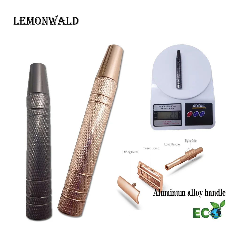 LEMONWALD Men Razors Handle Safety Razor Zinc Alloy 26g | Красота и здоровье