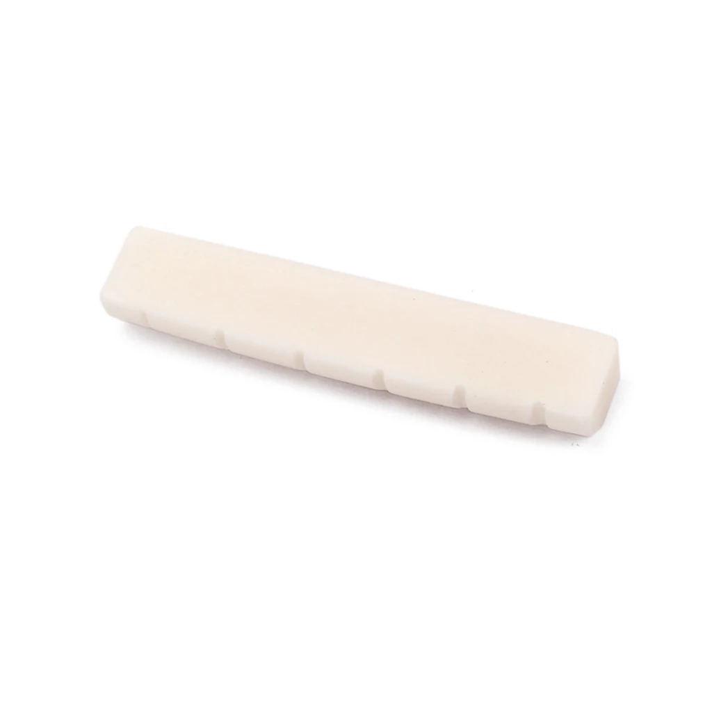 Blank Buffalo Bone Saddle Nut Perfect Sound for Acoustic Guitar Practicers 43x9x6mm Blank Buffalo Bone Saddle Nut Perfect Sound for Acoustic Guitar Practicers 43x9x6mm