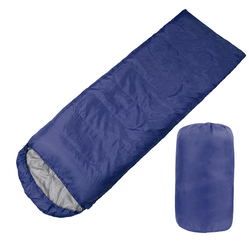 Camping Sleeping Bag Lightweight 4 Season Warm Envelope Backpacking Sleeping Bag for Outdoor Traveling Hiking - Цвет: blue 950g