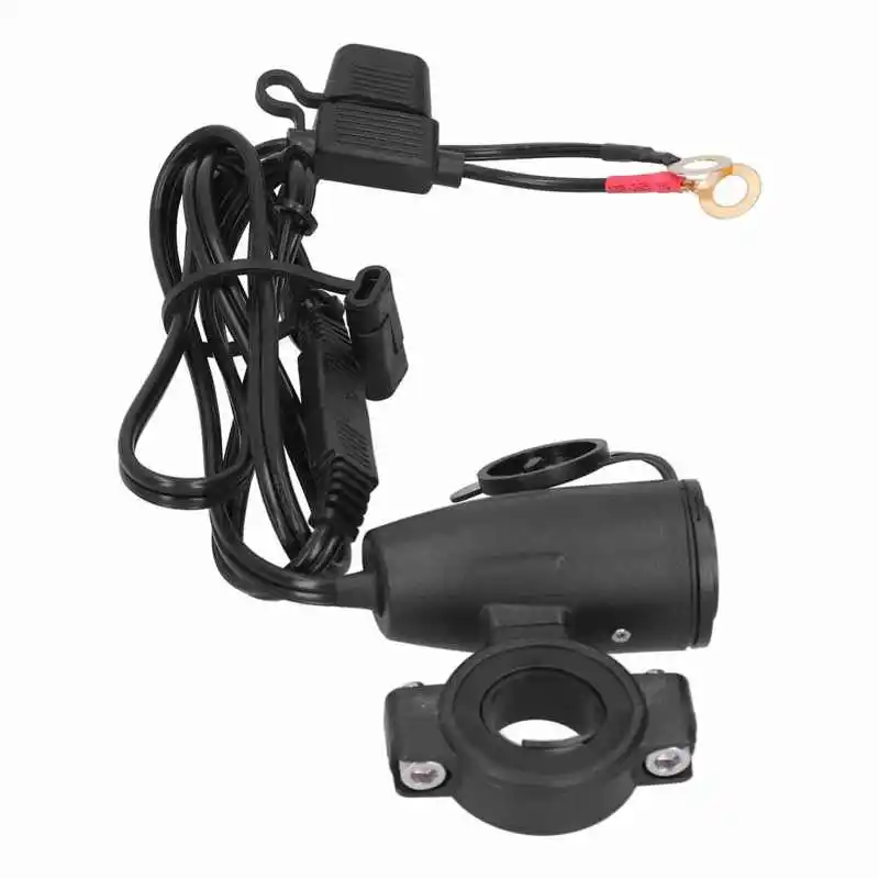 Power-Adapter-car-accessories-Motorcycle-Charger-LED-Blue-Single