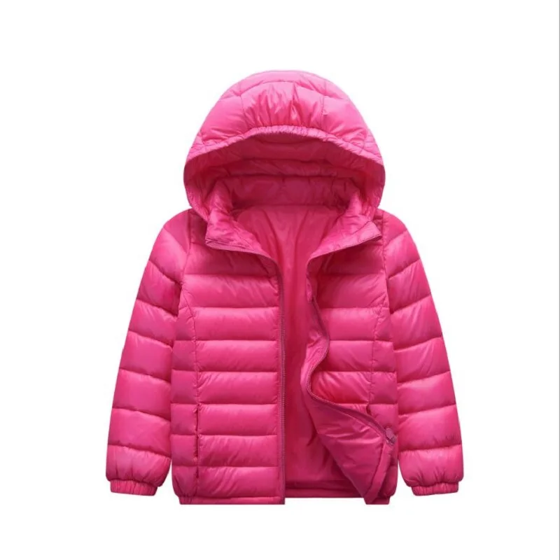 Outono e Inverno Crianças para Baixo Almofada de Algodão Jaqueta de Algodão Anos Novas Menino Menina Bebê Quente Moda Carta Jaqueta 2-12 Luz 11 menina jaqueta de algodão bebê quente moda carta jaqueta