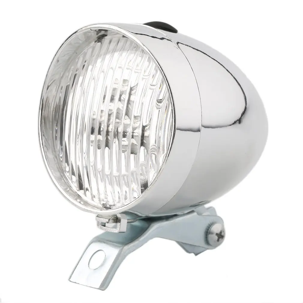 

3 LED Vintage Ultra Bright Flashlight Light Lamp Bicycle Headlight Bike Front Light Safe Night Cycling Bike Accessory