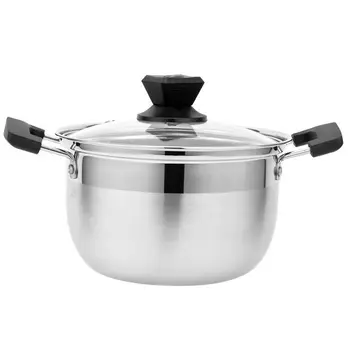 

Thick Soup Pot Stainless Steel Kitchen Utensils Cooker Induction Cooker Milk Pot Steamer Pot Instant Pot Instant Pot Cookware