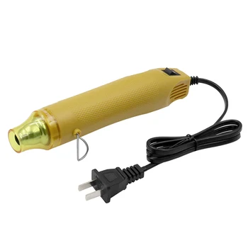 

Mini Hot Air Device Yellow Portable Hot Air Blower Thermal Power Tool for for DIY Embossing Shrink Wrapping Drying Paint WWO66
