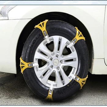 

2Pcs/Set Car Truck Snow Chain TPU Snow Chain Anti-Slip Tire Protection Safe Driving Car Supplies