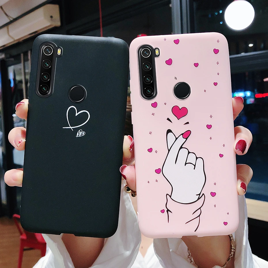 Cover Mixroom Per Xiaomi Redmi Note 8T, Custodia In TPU Morbido Con Fantasia "Don't Touch My Phone" I131, Stampa UV Resistente - 2