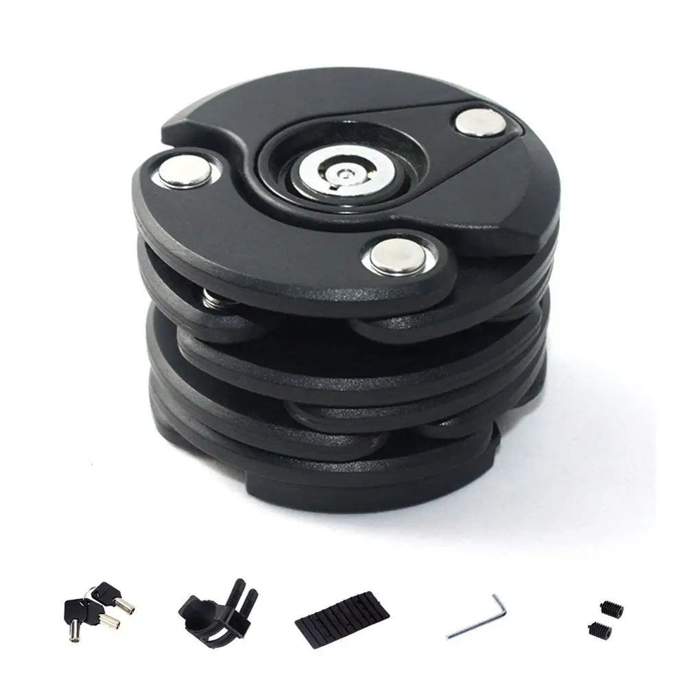 

Bicycle Burger Lock Bicycle Chain Lock High Security Aluminum Alloy Burger Lock Suitable for Road Bike Mountain Bike