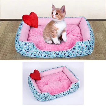 

1PCS Warm Winter Cat Dog Mats Puppy Cat Bed Pet House Nest Soft Sleeping Mat Nest For Small Dog Cat