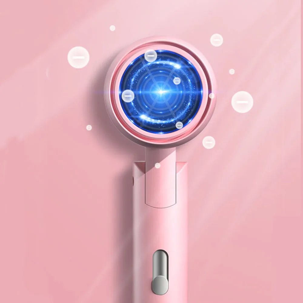 Hot Air Negative Ion Hair Blower Dryer Mini Travel Portable Handle Adjustable Electric Hair Dryer Secadores De Cabelo Style Tool