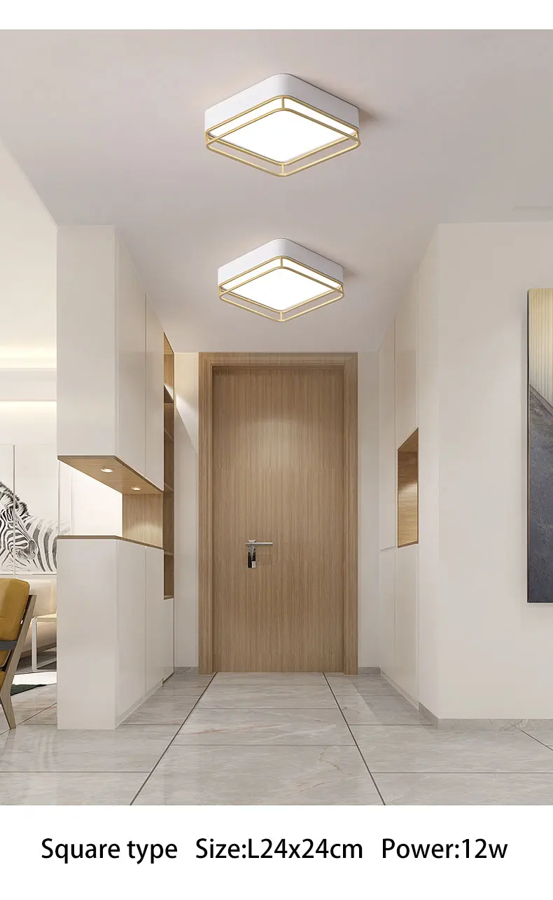 Lâmpada do Teto para Casa Luz de Teto Moderno Branco Lustre Sala Estar Quarto Jantar Cozinha Estrela Luzes Corredor Led 12w 10 LY-205???_05