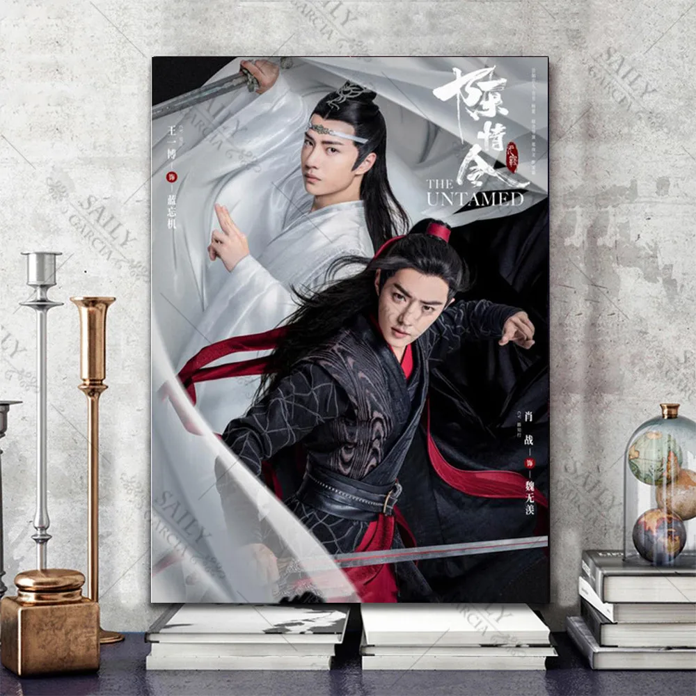 Lhxiao Custom The Unted Canvas Painting Modern Tv Show Poster Mo Dao Zu Shi Decorazioni Per La Casa Immagini Per Pareti Senza Cornice