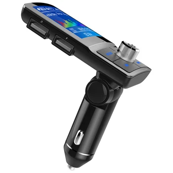 

FM Bluetooth Car Transmitter Wireless Mp3 Player Hands Free Fast Charging USB Charger Dual USB Radio Modulator