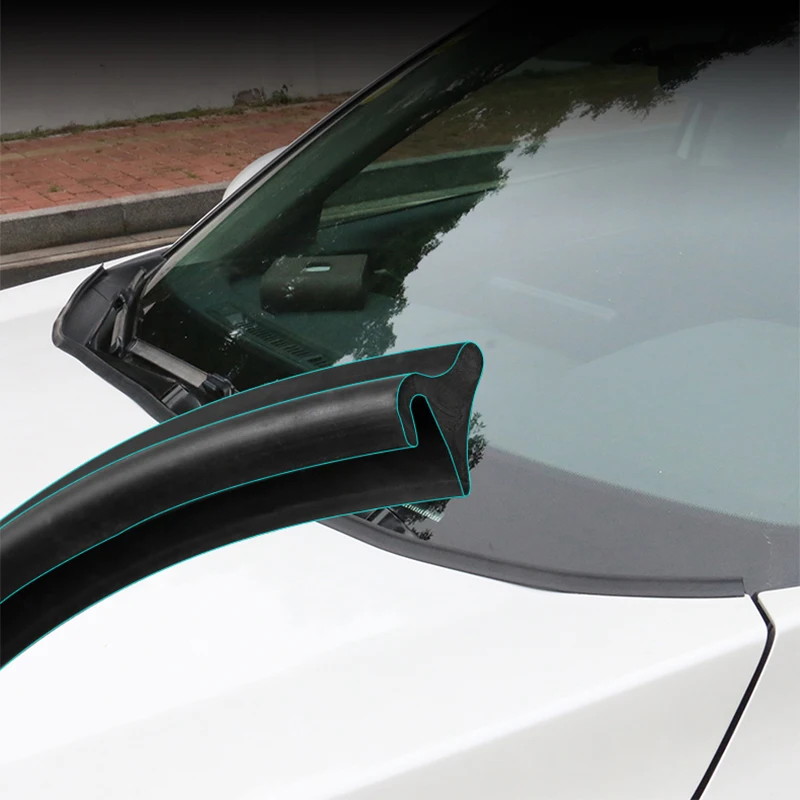 

DIY Car Rubber Seal Car Window Sealant Rubber Roof Windshield Protector Seal Strips Trim For Auto Front Rear Windshield Spoiler