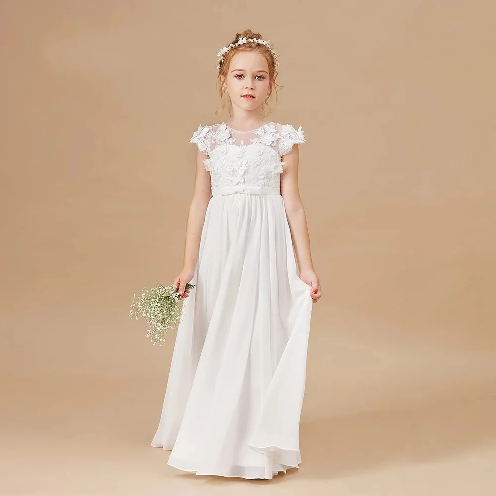 

Детское платье с аппликацией, без рукавов, с цветочным рисунком