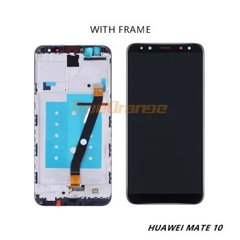 

Black For Huawei Mate 10 LCD Display Digitizer Touch Screen Panel Glass Assembly For Huawei Mate 10 LCD With frame