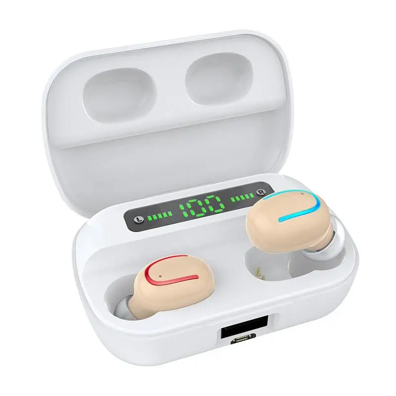 with packing box HBQ Q32 TWS Bluetooth Наушники hi fi Беспроводные наушники светодиодный телефон беспроводной с микрофоном Лидер продаж продукты оптом и в розницу - Цвет: with packing box
