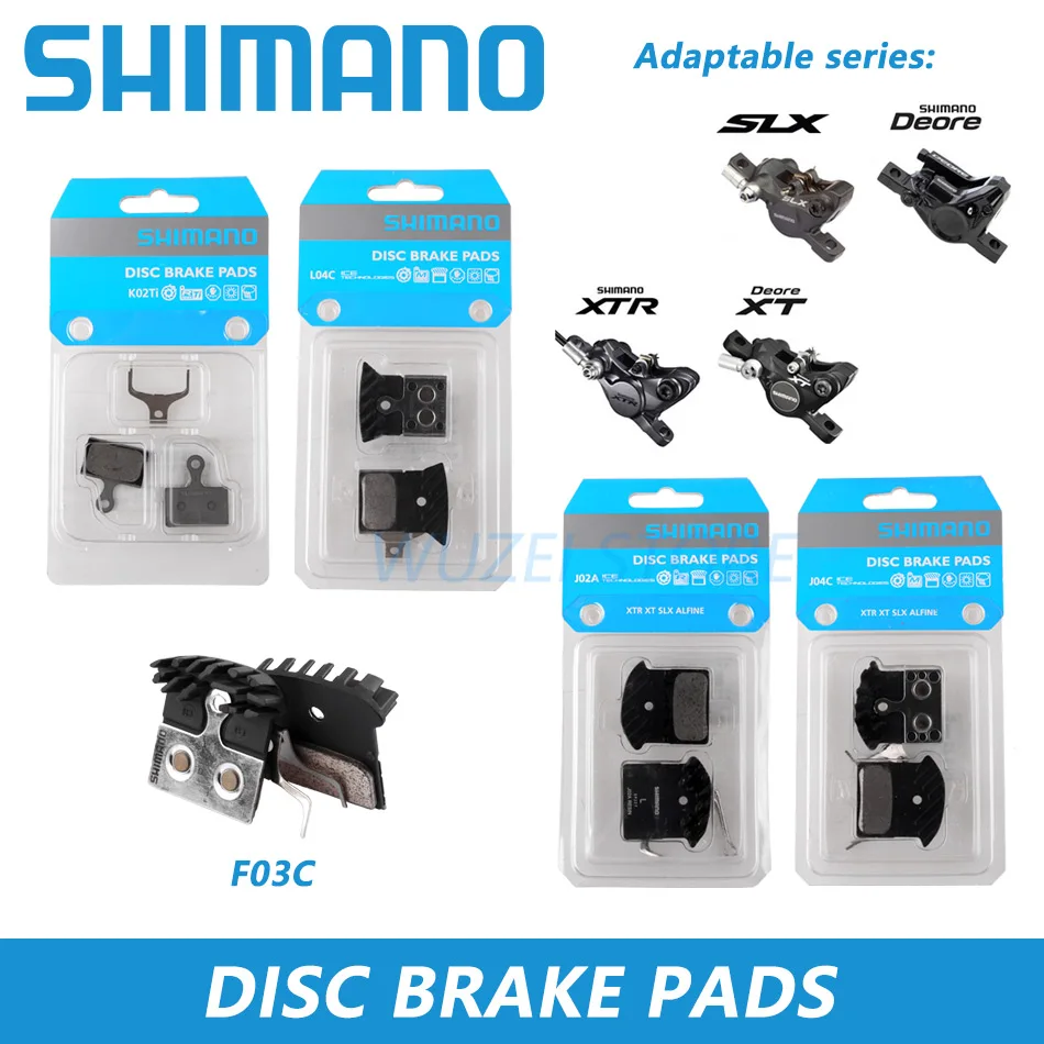 

Shimano Brake pad J02A J04C K02Ti L04C F03C Resin Metal Cooling Fins Brake Disc pads for M785 M675 M7000 M8000 M9000 M9020 M9170
