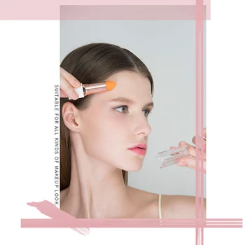 

Miss Gorgeous 1pc Makeup Sponge Lipstick Shaped Cosmetic Puff Beauty Belleza Foundation Concealer Make Up Sponge Tool Orange
