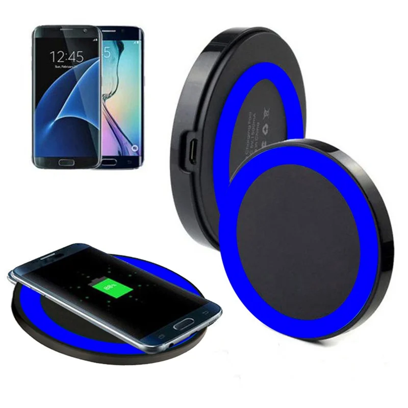 Беспроводное зарядное устройство Qi для зарядки iPhone 8/8 Plus/X samsung Galaxy Note 8/S8 Plus/S7/S6 Edge |