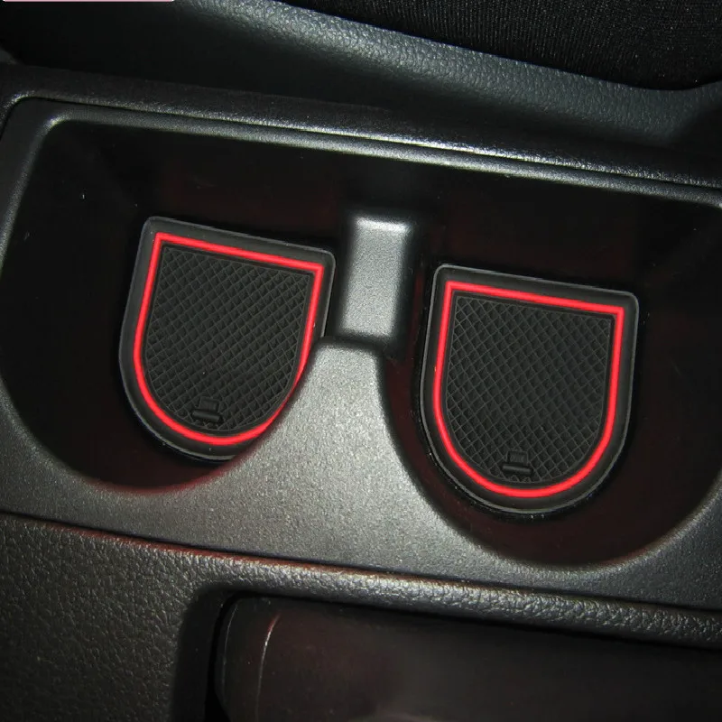 

For 2008-2013 Nissan X-Trail T31 Gate Slot Pad Non-slip Cup Mats Anti Slip Door Groove Mat Sticker X Trail Car Accessories