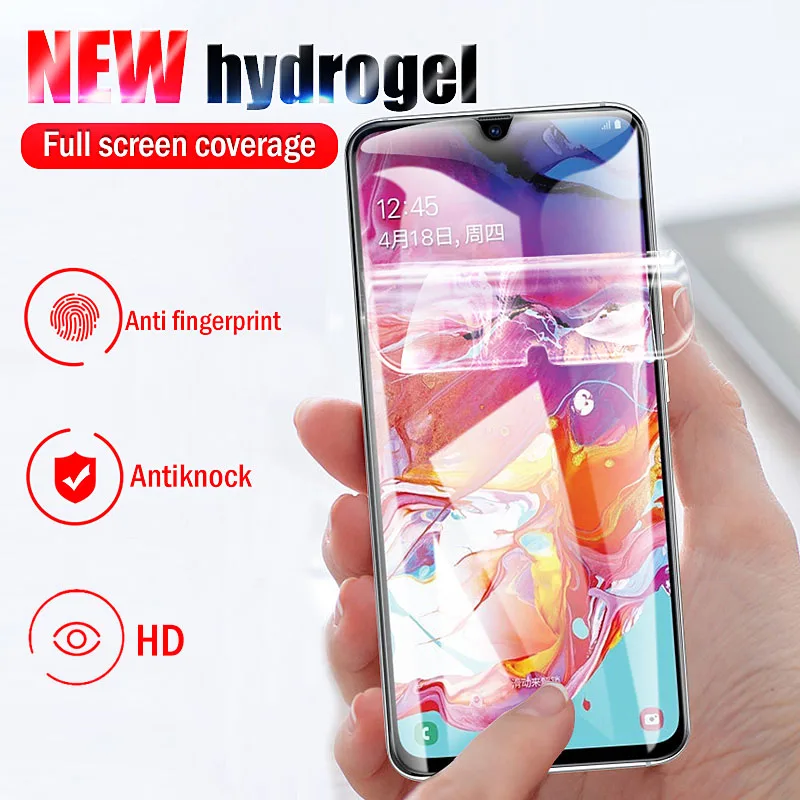 Гидрогелевая пленка 20D для Samsung Galaxy S10 Plus S8 S9 e Note 8 защитная экрана A50 A30 A20 A70 A80 A90 A10