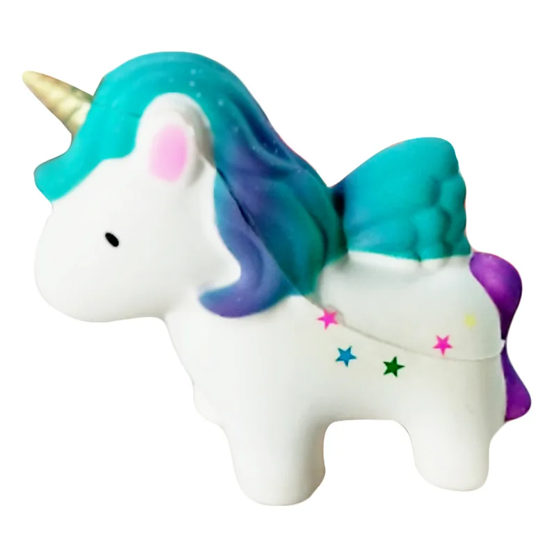 New Style PU Strip Incense Unicorn Squishy Memory Foam Unicorn Horse Relaxation Hand Toy Simulated Animal Pegasus