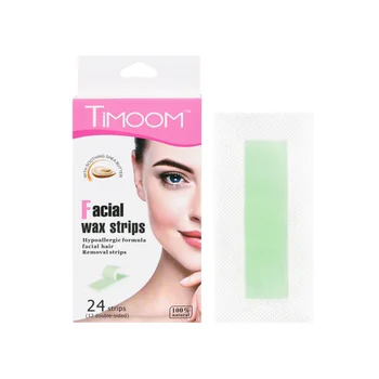 

24pcs One Bag Disposable Facial Hair Wax Paper Lip Waxing Paper Strips for Adults Women Ladies