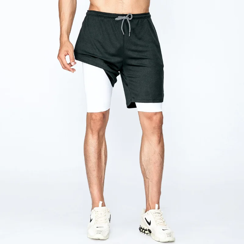 Men Running Shorts High Quality 2 In 1 