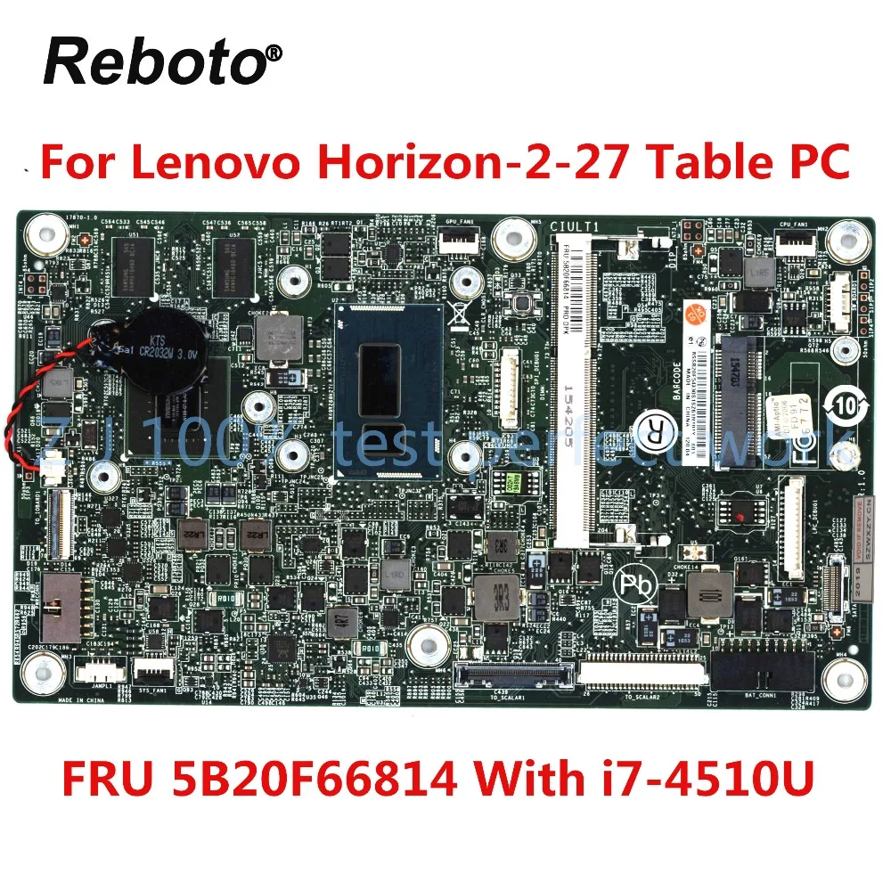 Для lenovo Horizon-2-27 Настольный ПК Ideacentre Motherbaord FRU 5B20F66814 с i7-4510U 2GB MB протестированная Быстрая