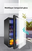 Congélateur de bar à glace 60L, armoire de conservation de la fraîcheur, température constante, vin rouge, famille, salon, porte simple, petit réfrigérateur 5