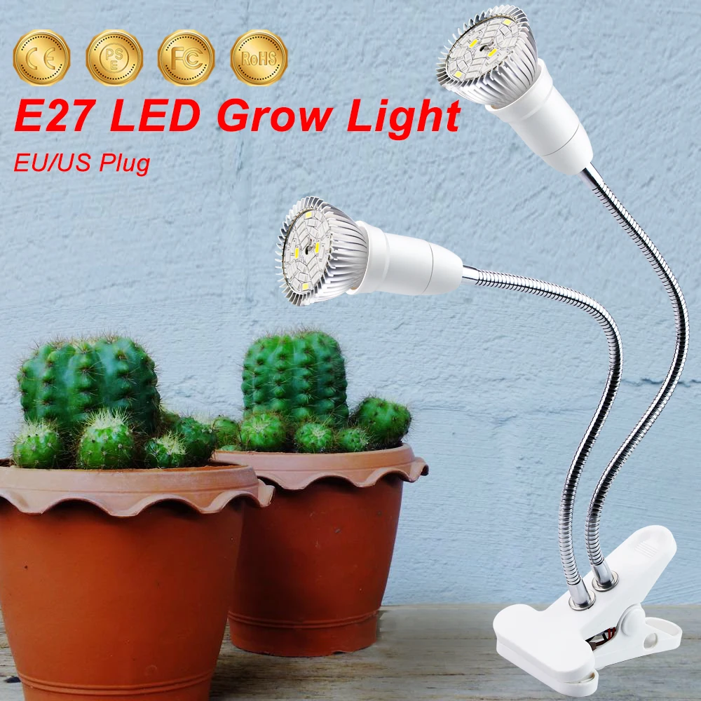 

LED Grow Light Clip Plant Growth Lamp For Vegetable Flower Hydroponics Plant Indoor Lighting Greenhouse LED Plant Growth Lamp