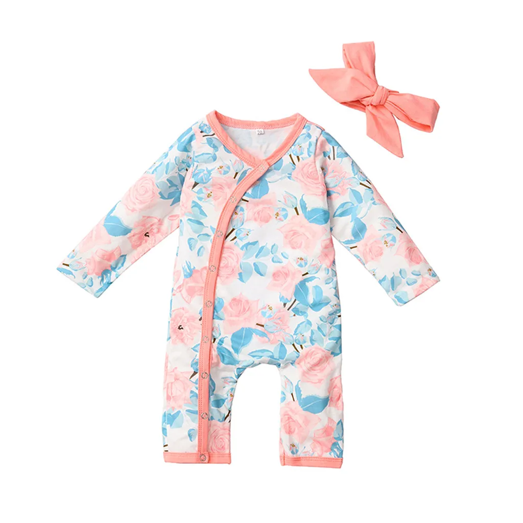 Одежда для малышей, Одежда для новорожденных, комбинезон для малышей, плотный комбинезон с принтом олененка для маленьких мальчиков и девочек, комбинезон, ropa nina - Цвет: Розовый