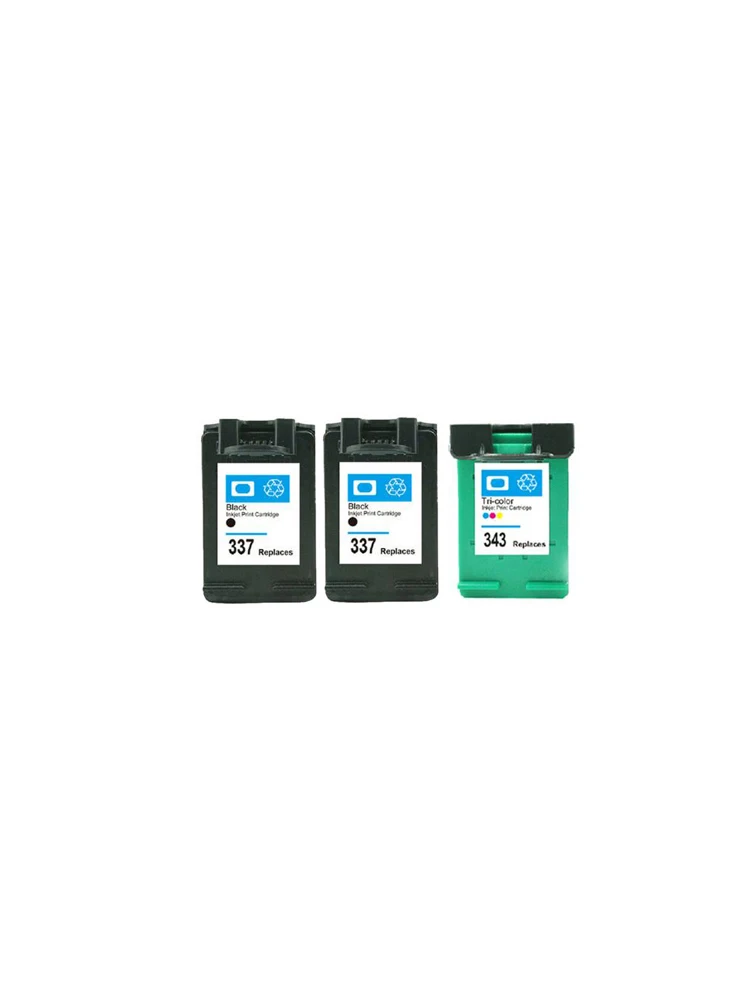 3x совместимый для hp337 343 сменный чернильный картридж совместимый для 337 343 с чернилами hp Deskjet 6940 D4160