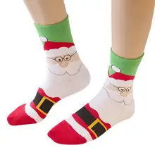 Kuulee/5 шт.; милые носки-лодочки на Рождество; теплые хлопковые зимние длинные милые Мультяшные носки; подарки на Рождество