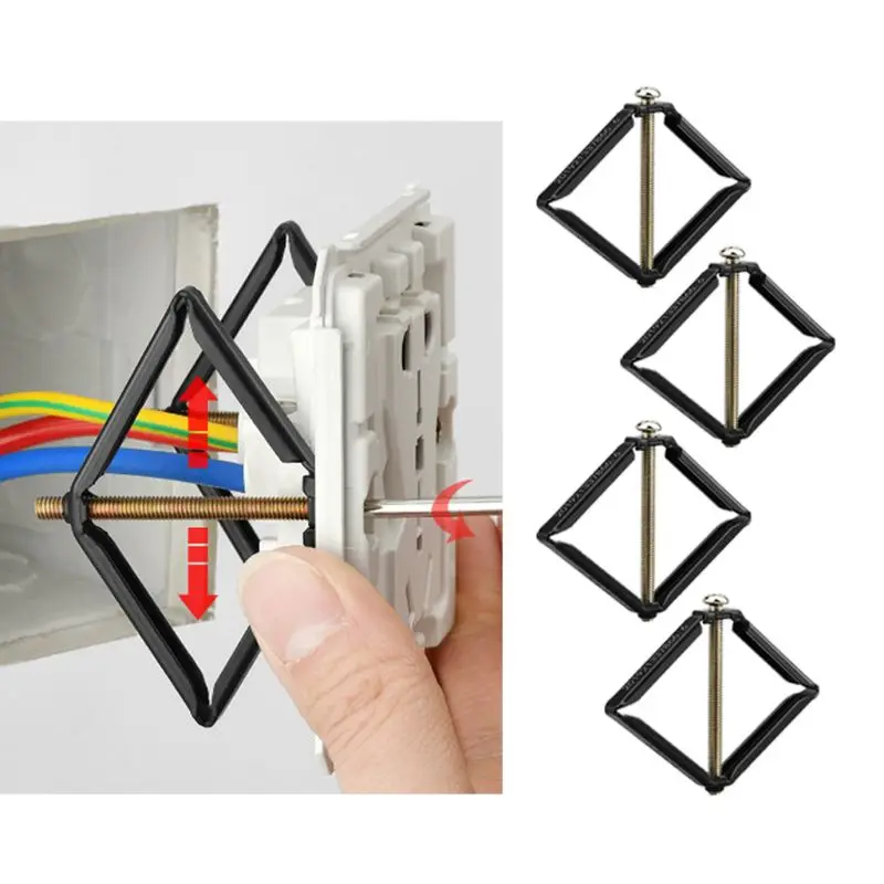 Switch Box Repair Tool 4 Pcs Reusable Box Repair Tool Cassette Repair Support Rod 86 Type Junction Box Easy to Install