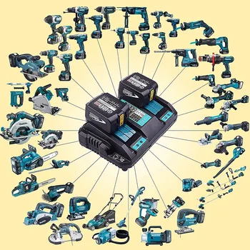 

Fast Battery Charger Dual Charging 14.4V/18V DC18RD\RC 3A for MAKITA DU55