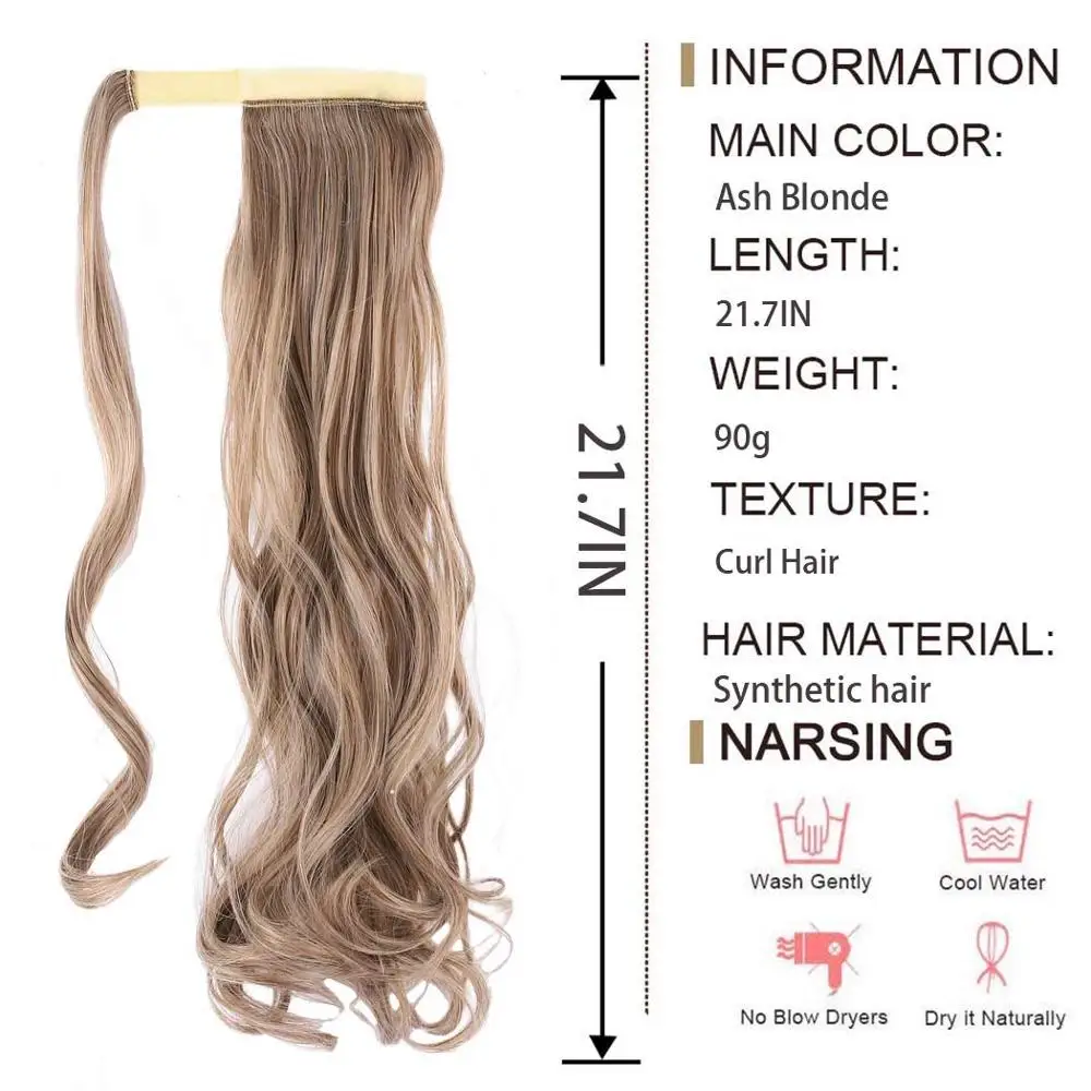 Wave Clip In Hair Ponytail False Hair 22\