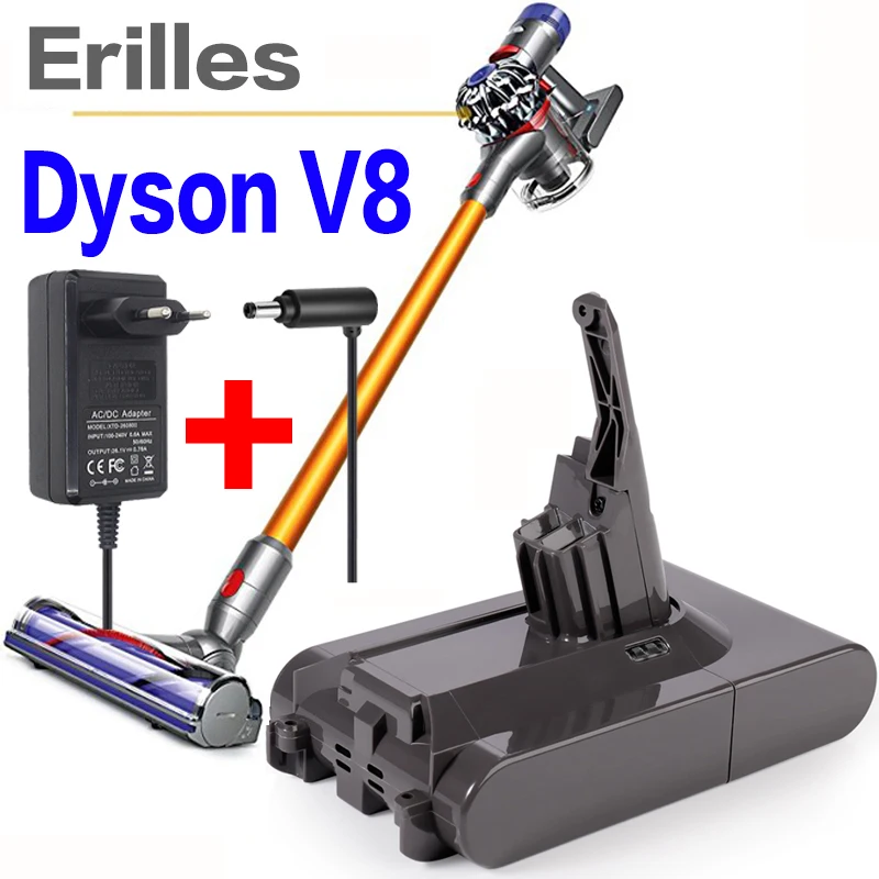 9800 мАч 21 6 в батарея для Dyson V8 абсолютный/пушистый/животное/литий ионный Пылесос