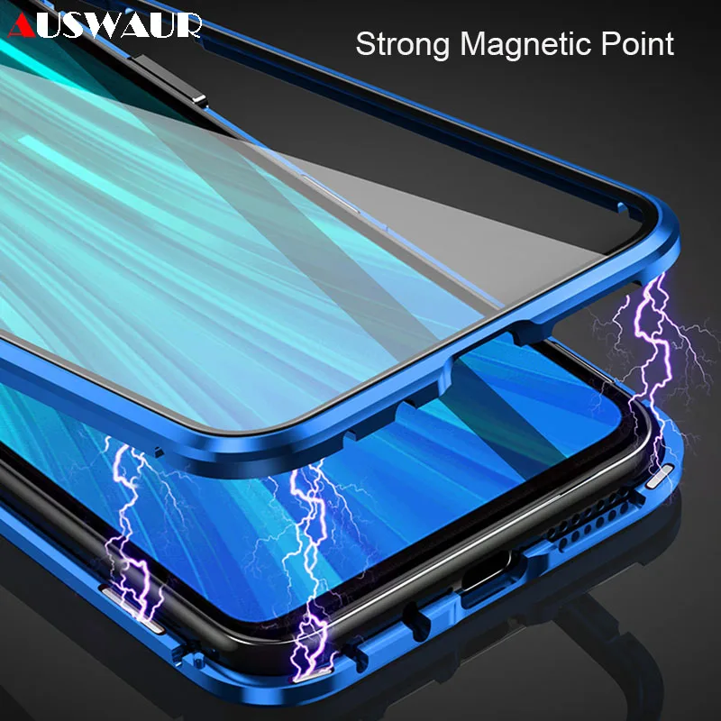 Double Tempered Glass Magnetic Phone Case for Xiaomi 6X 8 9 SE 9T A2 A3 Redmi Note 7 8 10 8A K20 CC9 Pro Case Double Tempered Glass Magnetic Phone Case for Xiaomi 6X 8 9 SE 9T A2 A3 Redmi Note 7 8 10 8A K20 CC9 Pro Case