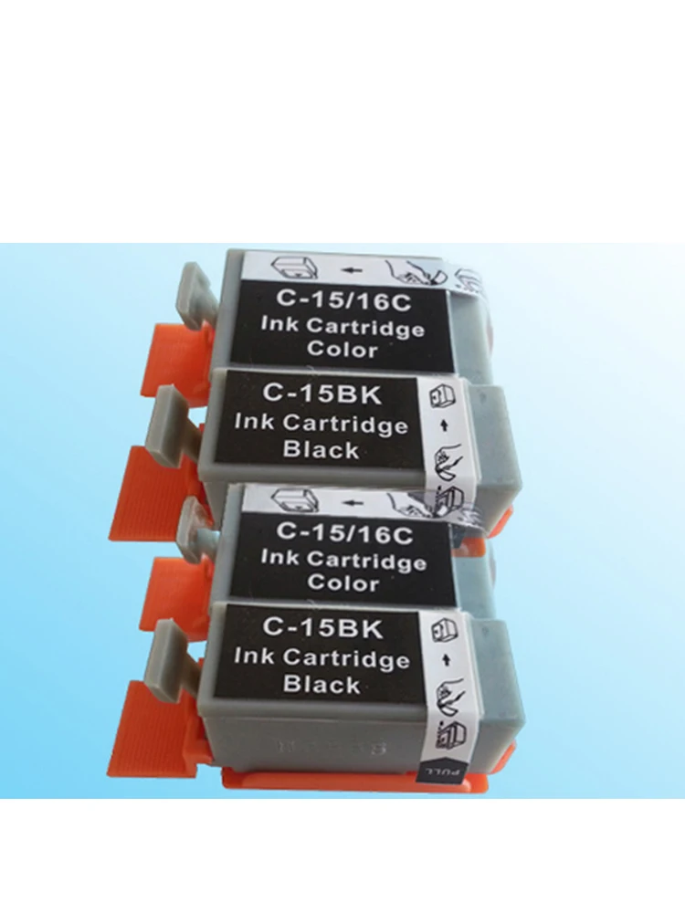 4 шт = 2BK+ 2 цвета совместимый картридж с чернилами для BCI-15BK BCI-16C I70 I90 I80 I70 IP90V