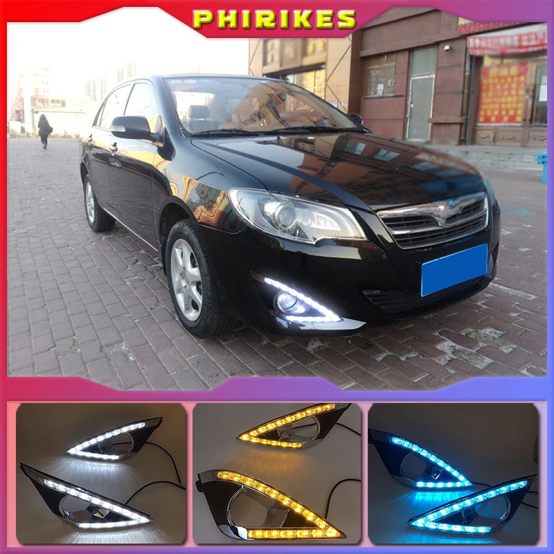 

2PCS LED Daytime Running For Toyota Corolla 2013 2014 Super Brightness 12V Car LED DRL Waterproof ABS Daylight Bulb