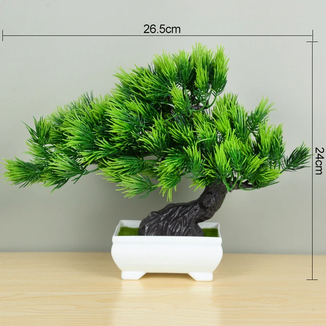 Artificial Plants Bonsai Small Tree Pot Fake Plant Flowers Potted Ornaments For Home Room Table Decoration Hotel Garden Decor T10