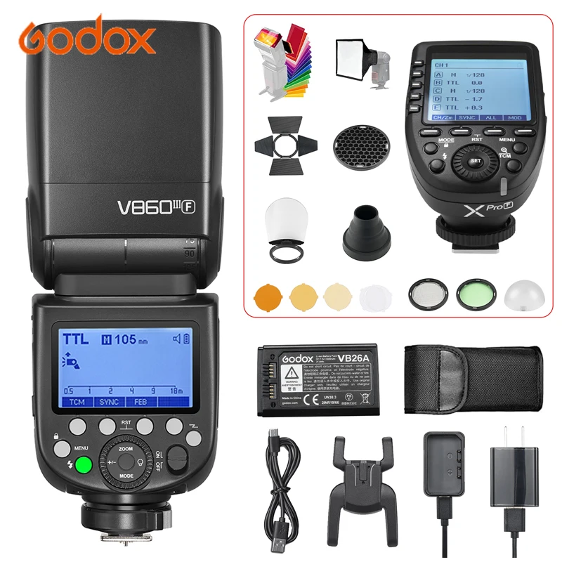 GodoxFlashV860IIIparacmarafotogrficadispositivoparaCanonSony