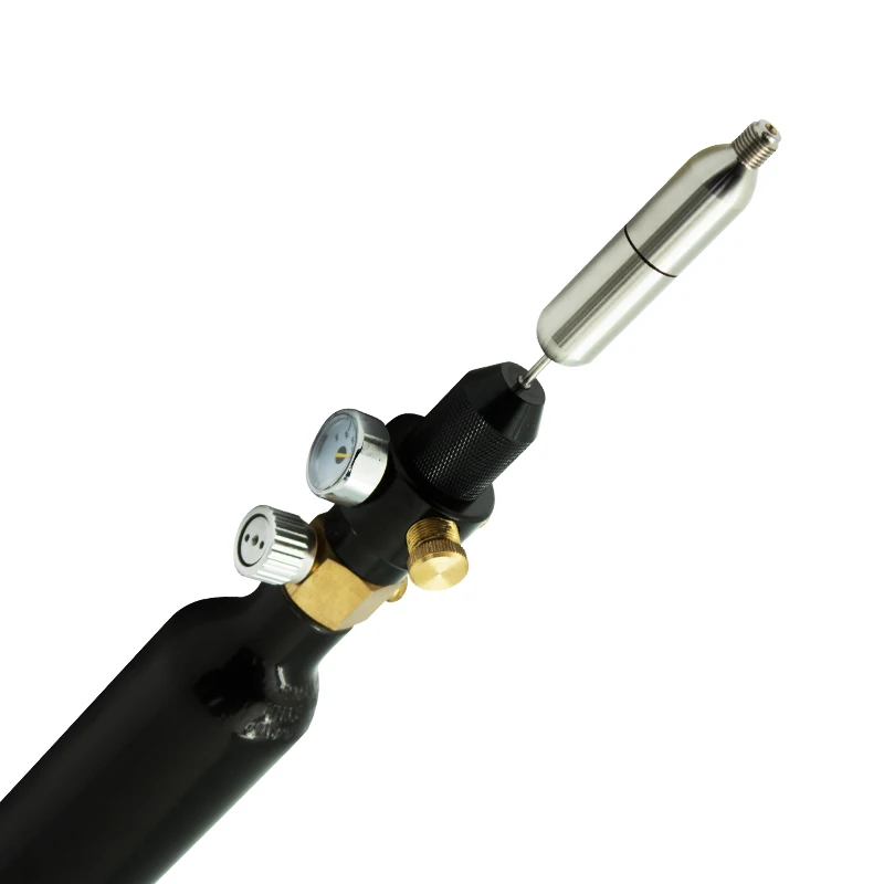 Refill Charger Adapter Portable 12g 16g 88g for Paintball Co2 Cartridge Charging Adaptor for Pistol Pneumatic Female Connector