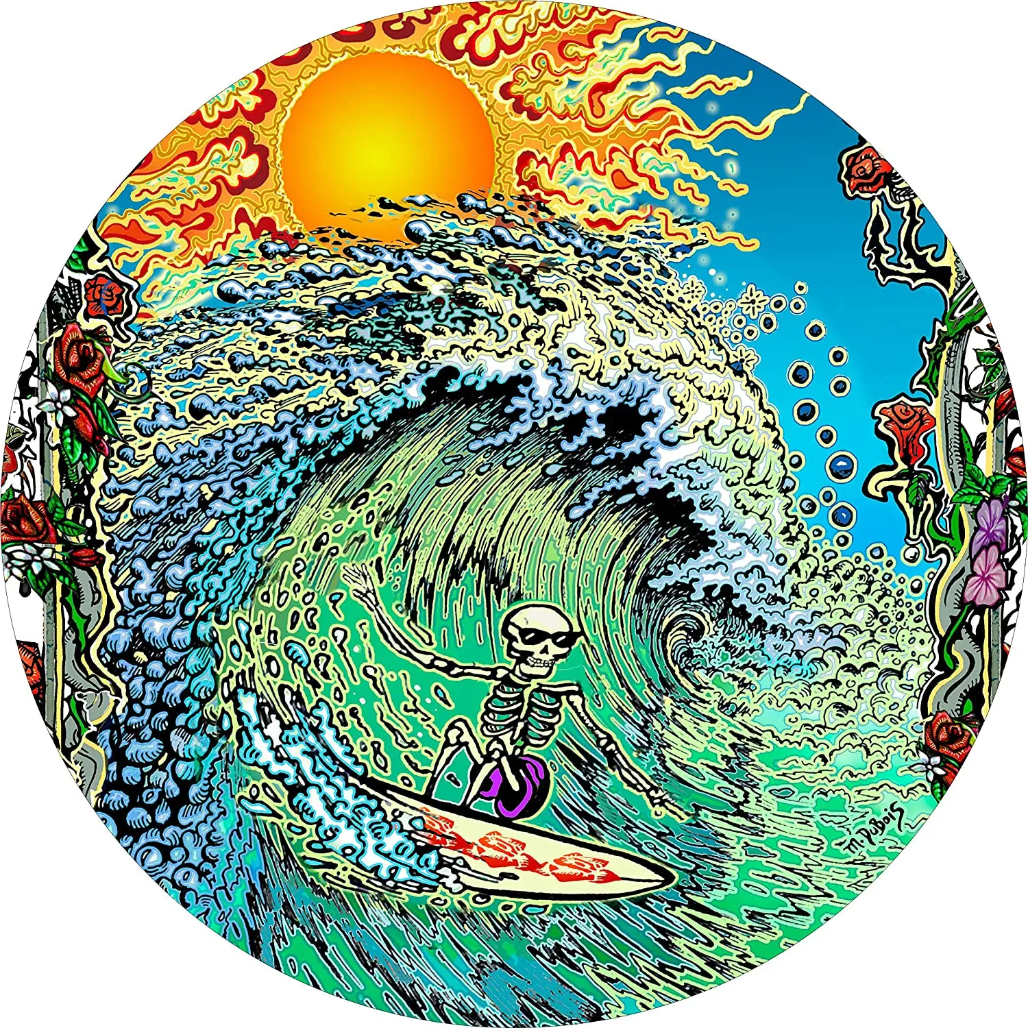 Covers Spare Tire Cover The Grateful Dead Logo Wheel Covers Universal