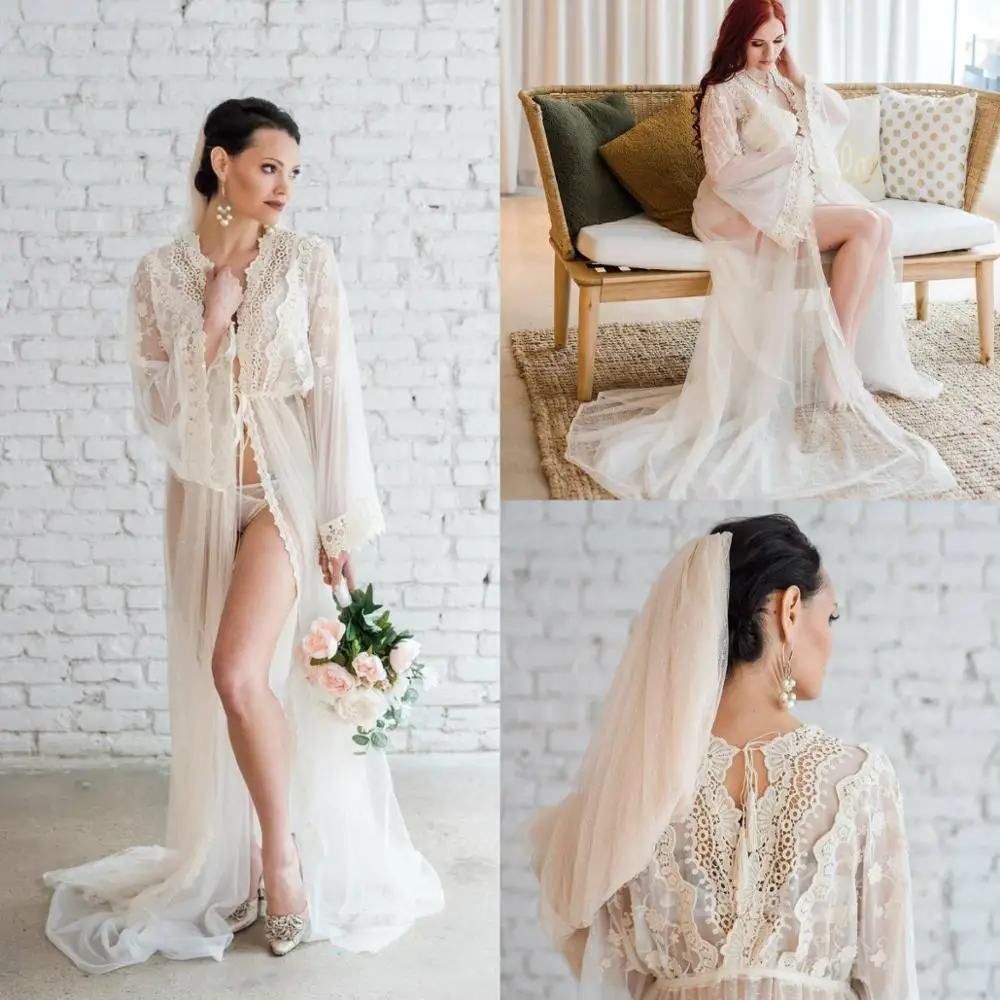 Выполненная на заказ фатиновая ночная рубашка халат с длинными рукавами летняя