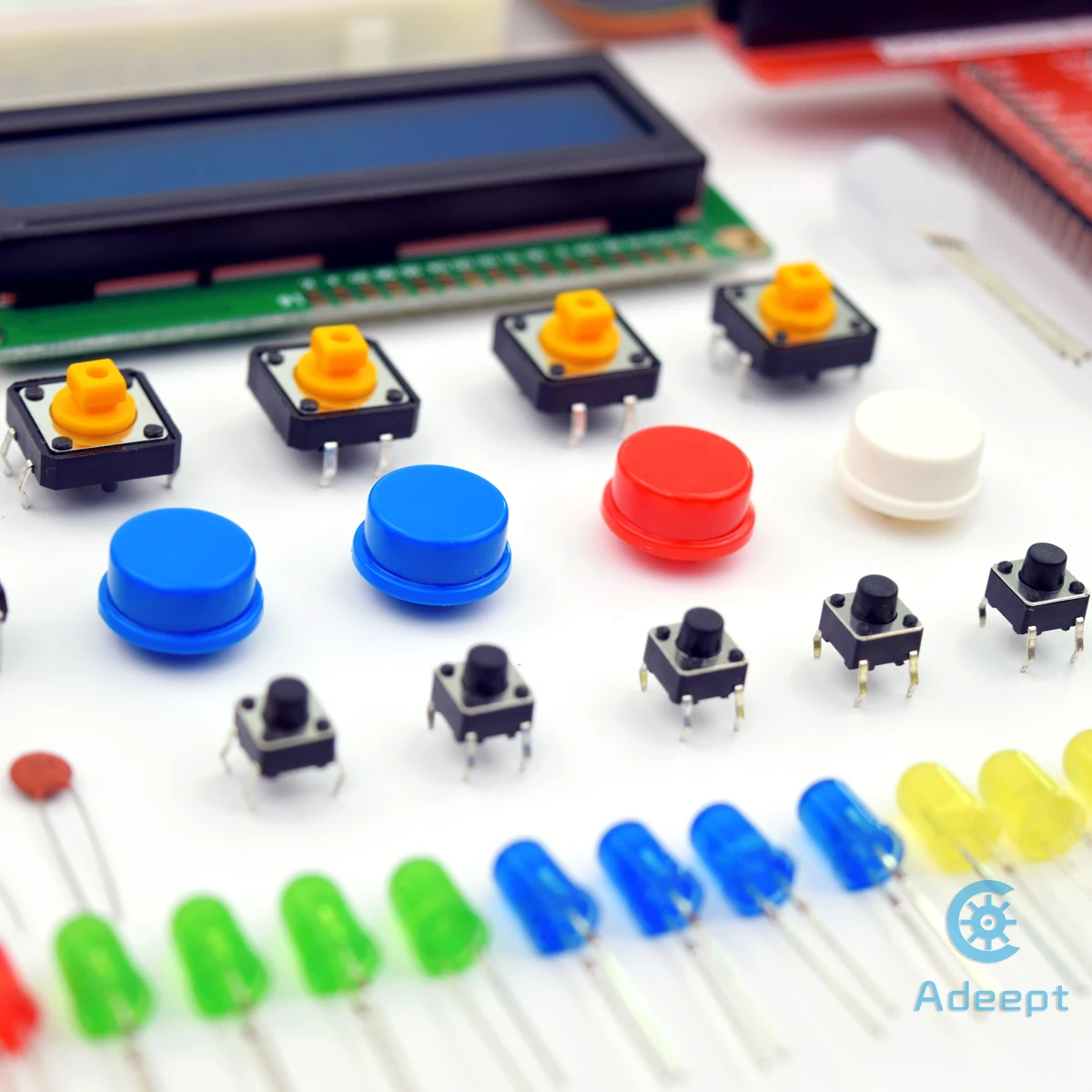 Starter Kit Adeept for Raspberry Pi 4 2 Model B/B+ LCD1602 Motor C and Python Code Beginner/Starter Kit with PDF Guidebook